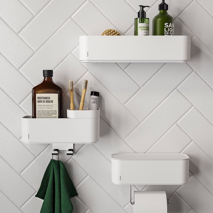 Tiger 2-Store Epitoixio Rafi 35 cm White 800381