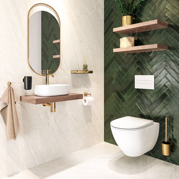 Tiger Cooper Aggistro medium me aftokolliti basi toixou Polished gold 800555