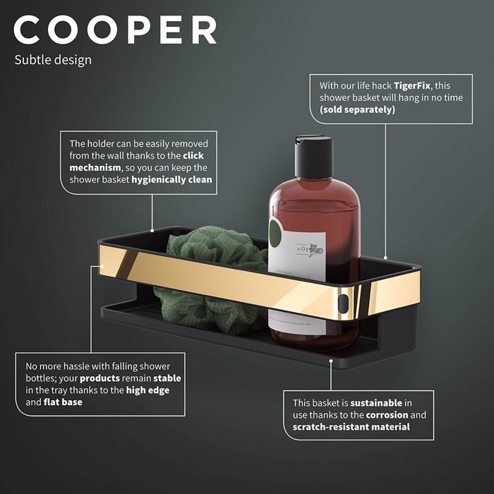Tiger Cooper Rafi 28 cm Black / Polished gold 800562