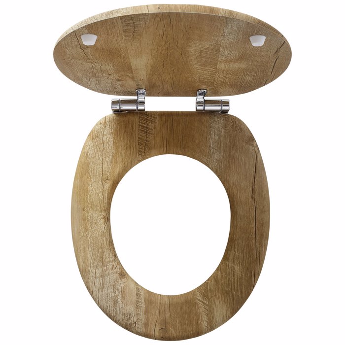 Tiger Hetta Καπάκι Λεκάνης MDF Brown 800589 Tiger Hetta Kapaki Lekanis MDF Brown 800589