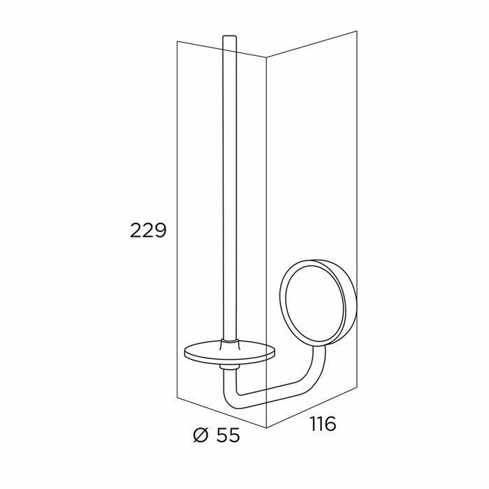Tiger Ace Xartothiki Brushed stainless steel 800594