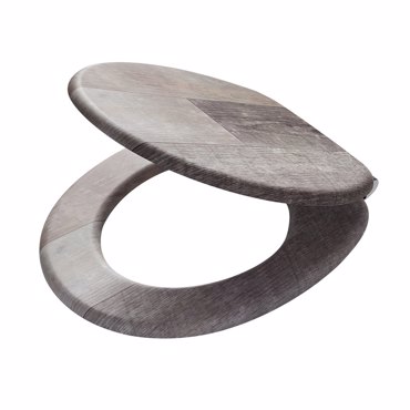 Tiger Old Wood Καπάκι Λεκάνης MDF Brown 800611