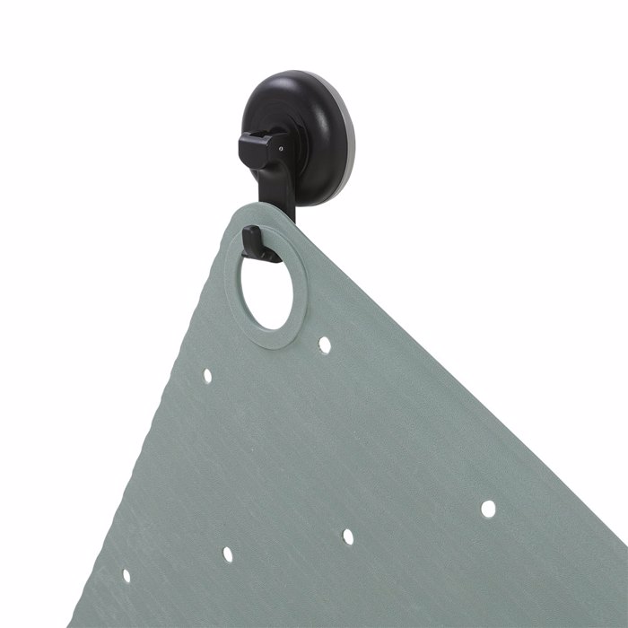 Sealskin Ribb Αντιολισθητικό Πατάκι 55x55cm Green with Black Hook 800622 Sealskin Ribb Antiolisthitiko Pataki 55x55cm Green with Black Hook 800622