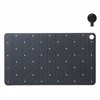 Sealskin Ribb Antiolisthitiko Pataki 40x70cm Anthracite with Black Hook 800624