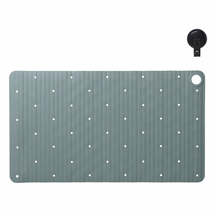 Sealskin Ribb Αντιολισθητικό Πατάκι 40x70cm Green with Black Hook 800625 Sealskin Ribb Antiolisthitiko Pataki 40x70cm Green with Black Hook 800625