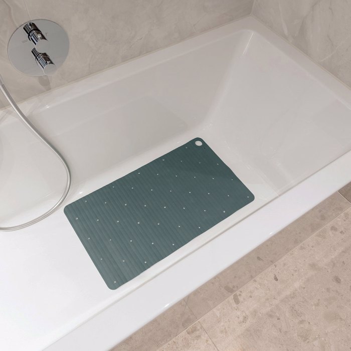 Sealskin Ribb Αντιολισθητικό Πατάκι 40x70cm Green with Black Hook 800625 Sealskin Ribb Antiolisthitiko Pataki 40x70cm Green with Black Hook 800625