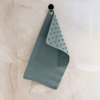 Sealskin Ribb Antiolisthitiko Pataki 40x70cm Green with Black Hook 800625