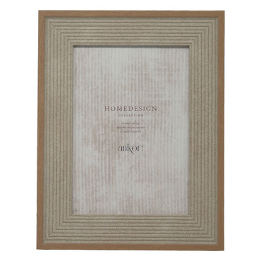 Ankor Κορνίζα Πλαστική 13x18cm Καφέ με Ξύλινη Όψη (13514-5)