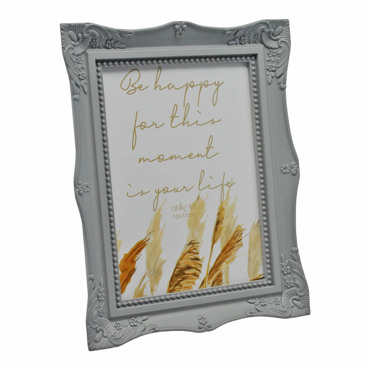 Ankor Κορνίζα Πλαστική 13x18cm Γκρι Αντικέ (160114-5)