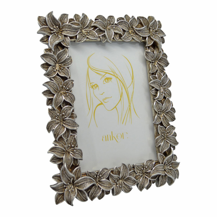 Ankor Korniza Poluesteriki 13x18cm Asimi me Anagufa Louloudia (22210-5)