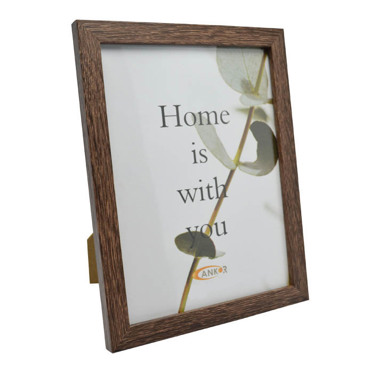Ankor Κορνίζα Ξύλινη 24x30cm Καφέ (51033-10)