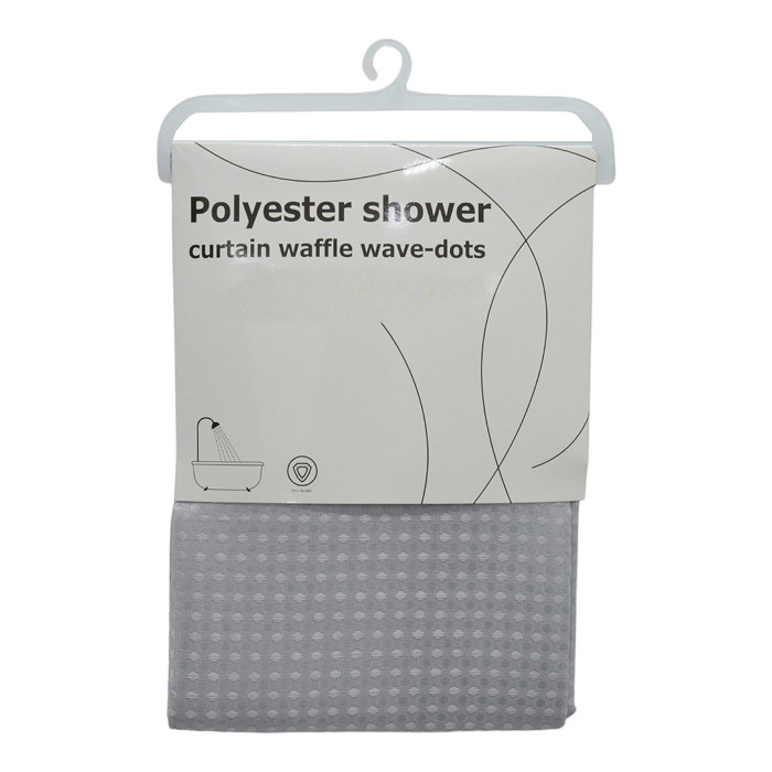 Ankor Kourtina Poluesteriki Ggri 180x200cm me 12 Krikous (835171)