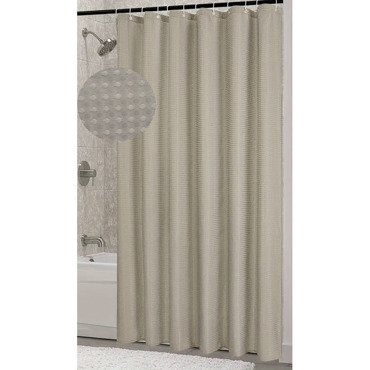 Ankor Κουρτίνα Πολυεστερική Μπεζ 180x200cm με 12 Κρίκους (835188)