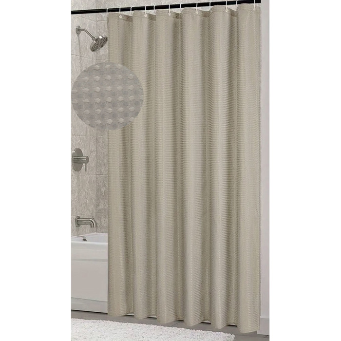 Ankor Kourtina Poluesteriki Bez 180x200cm me 12 Krikous (835188)