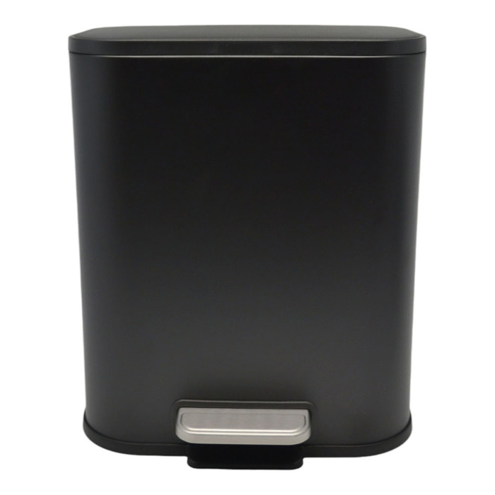 Ankor Kalathi Baniou Soul 5Lt Soft Close Metalliko Mavro Mat 24x19.4x29.1cm (837540)