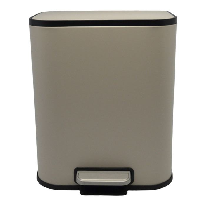 Ankor Kalathi Baniou Soul 5Lt Soft Close Metalliko Taupe Mat 24x19.4x29.1cm (837588)