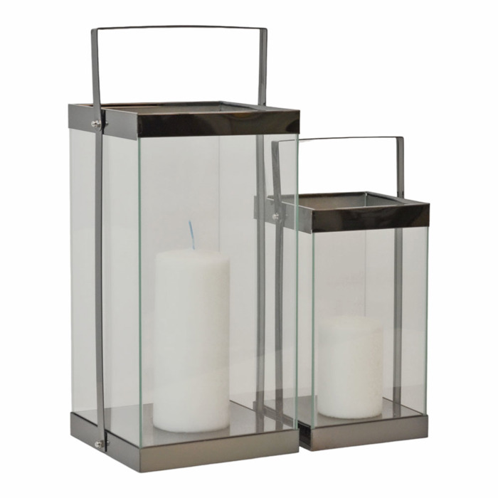 Ankor Set ton 2 Fanaria Inox Mavra 18x18x35cm (838066)