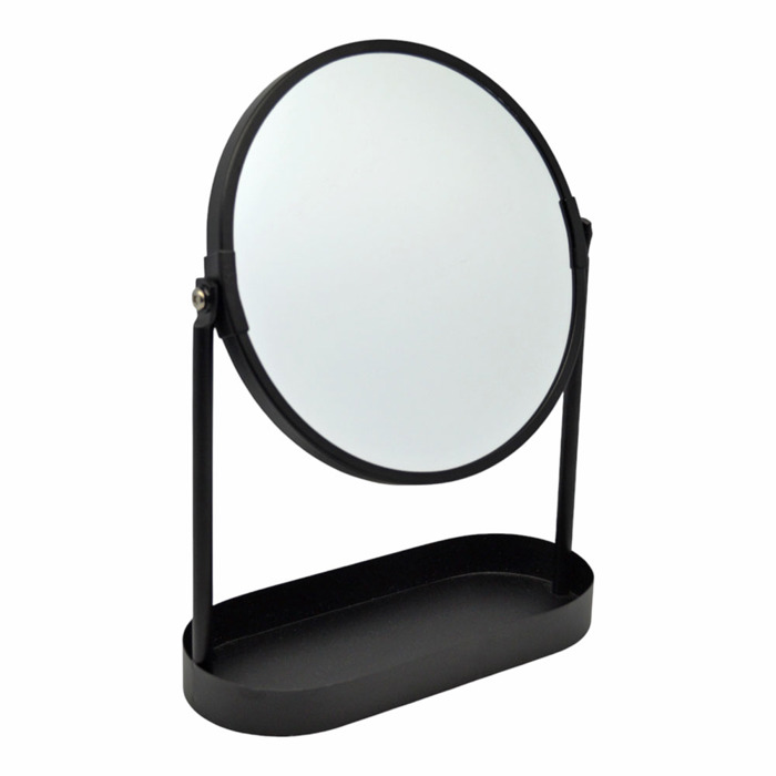 Ankor Kathreftis Epitrapezios Metallikos Diplos Mavros 19x10x28cm (841400)