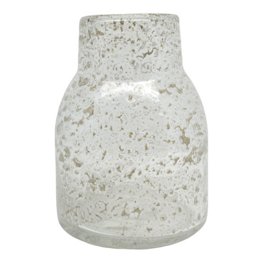 Ankor Βάζο από Φυσητό Γυαλί Διάφανο 12x12x17.5cm (843039)