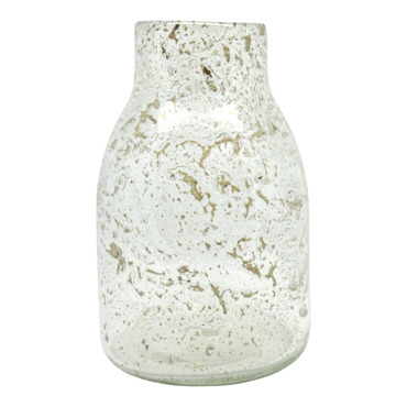 Ankor Βάζο από Φυσητό Γυαλί Διάφανο 16x16x24.5cm (843046)