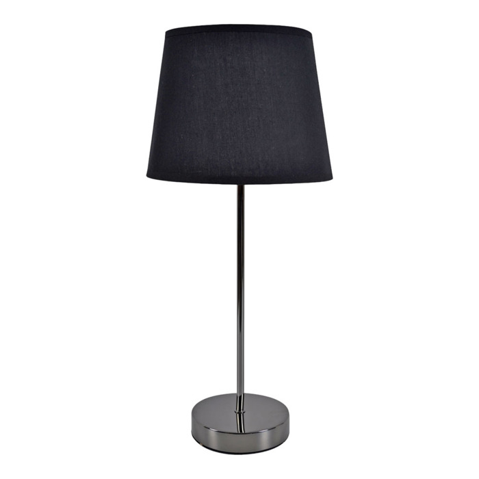 Ankor Epitrapezio Fotistiko Metalliko Mavro E14 21x21x46cm 845583