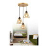 ArLight PDT 1255-3 AB Kremasto Fotistiko Orofis Xrusa Trigna se Rozeta Trifoto E27 F24x80cm 0103525