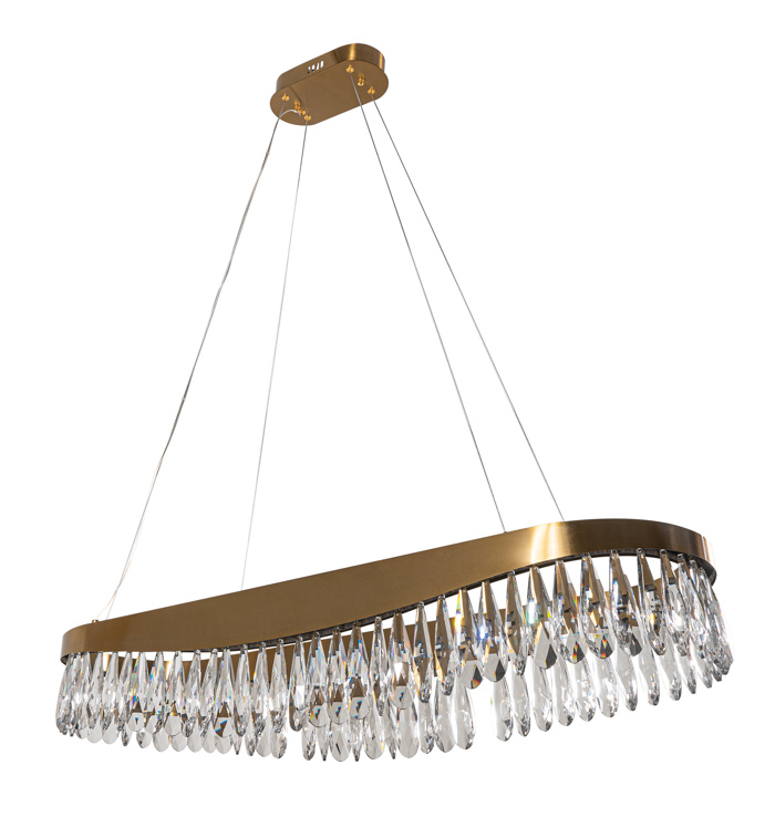ArLight PDC 708-80 Poluelaios Xrusos Obal me Krustalla LED Thermo Lefko 100x30x100cm 0104527