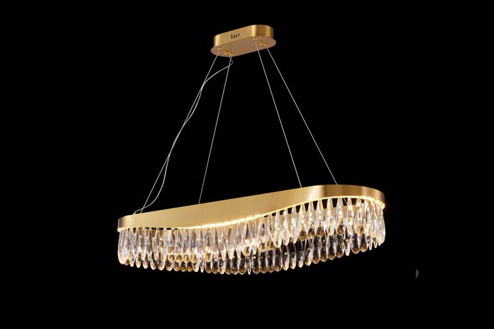 ArLight PDC 708-80 Poluelaios Xrusos Obal me Krustalla LED Thermo Lefko 100x30x100cm 0104527
