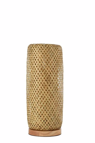 ArLight TLC 6325 Πορτατίφ Μονόφωτο Ψάθινο με Πλέξη Ε27 Φ15x38cm 0224109