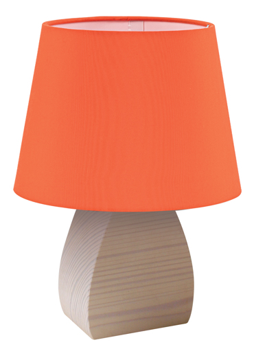 ArLight TLA 60 WH Πορτατίφ Μονόφωτο από Λευκό Πλακέ Ξύλο Ε14 Φ20x27cm 0226041