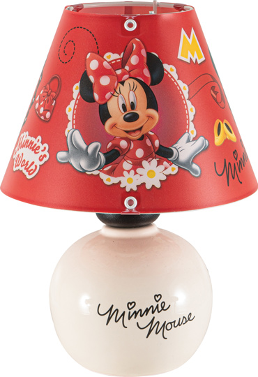 ArLight TLT 6006 M Παιδικό Πορτατίφ MINNIE Κεραμικό Μονόφωτο Ε27 Φ19x28cm 0273082