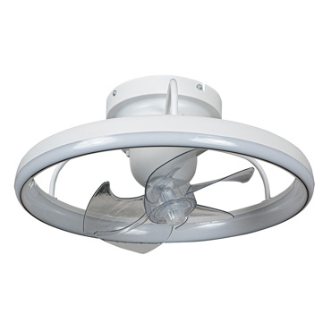 ArLight CFC 9501 WΗ Ανεμιστήρας Οροφής με LED Ρυθμιζόμενο Φωτισμό και Τηλεχειρισμό Φ50x20cm 0334001