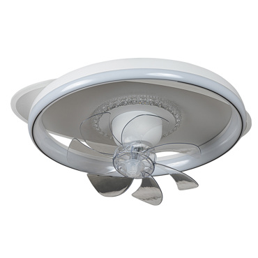 ArLight Ανεμιστήρας Οροφής CFC 9502 WΗ Λευκός με LED Φωτισμό 3 Χρωμάτων Φ50x20cm 0334002