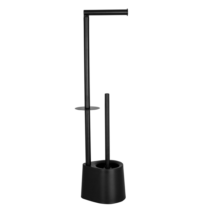 Stant Xartiou ugias kai Piggal Stainless Steel/ABS/PP Mavro 17x12.5x65.5cm AWD02071616