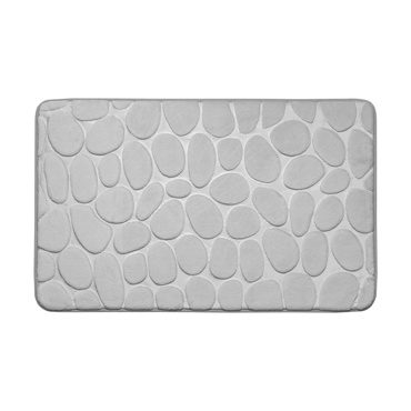 Πατάκι Μπάνιου Polyester 50x80cm Γκρι AWD02161141