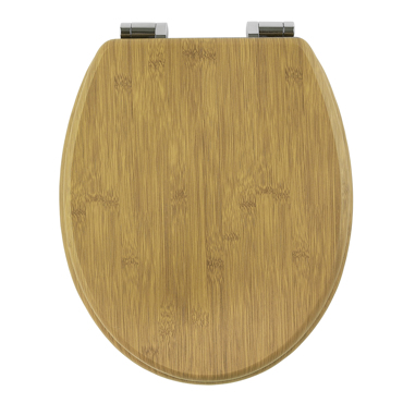 Καπάκι Λεκάνης BAMBOO από MDF Φυσικό 37.3x45.5x5.7cm AWD02181598