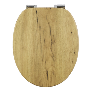 Καπάκι Λεκάνης AMARGURA από MDF Φυσικό 37.6x45.5x5.5cm AWD02181977