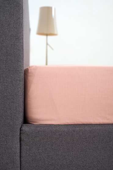 Βιοκαρπέτ Home Σεντόνι Home 'View' με λάστιχο - Powder Διπλό 180x200cm +35cm