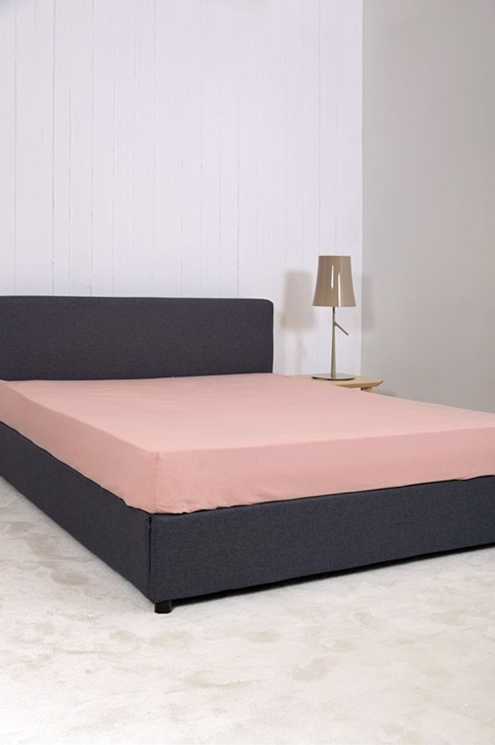 Βιοκαρπέτ Home Σεντόνι Home 'View' με λάστιχο - Powder Διπλό 180x200cm +35cm Biokarpet Home Sentoni Home 'View' me lastixo - Powder Diplo 180x200cm +35cm