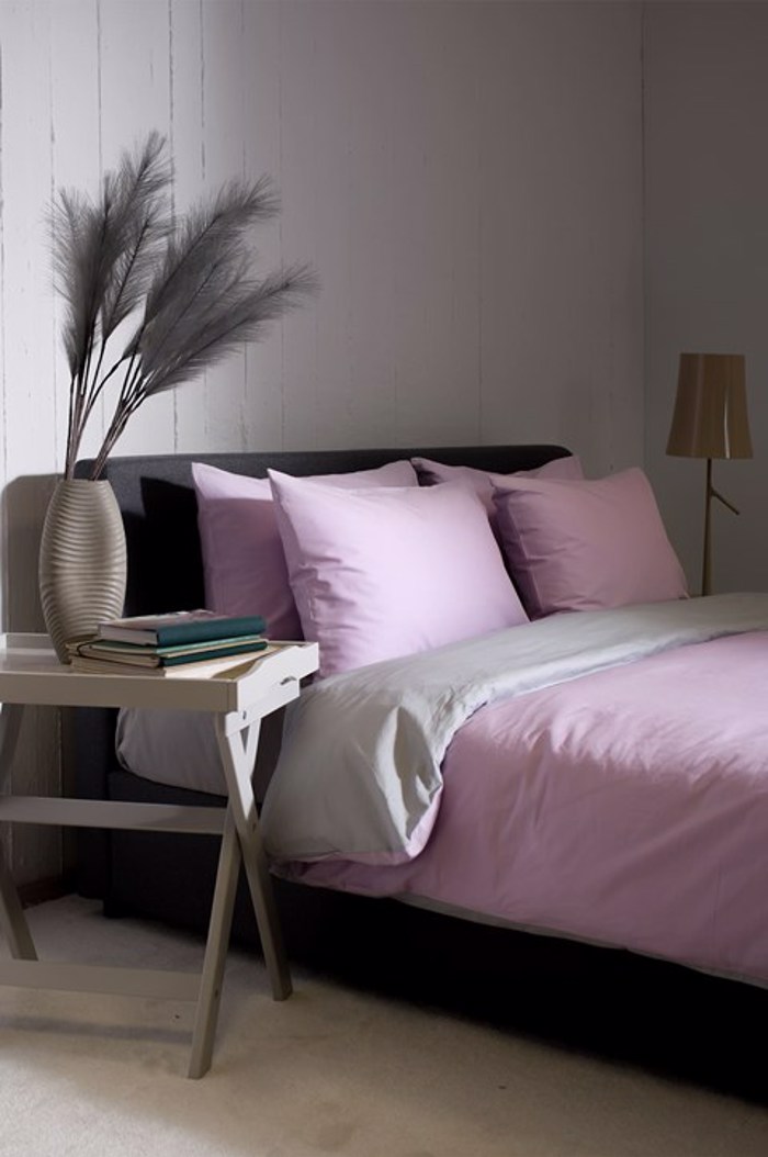 Βιοκαρπέτ Home Σετ Υπέρδιπλη Παπλωματοθήκη Home 'View' Lilac/Lt Grey 225x245cm Biokarpet Home Set uperdipli Paplomatothiki Home 'View' Lilac/Lt Grey 225x245cm