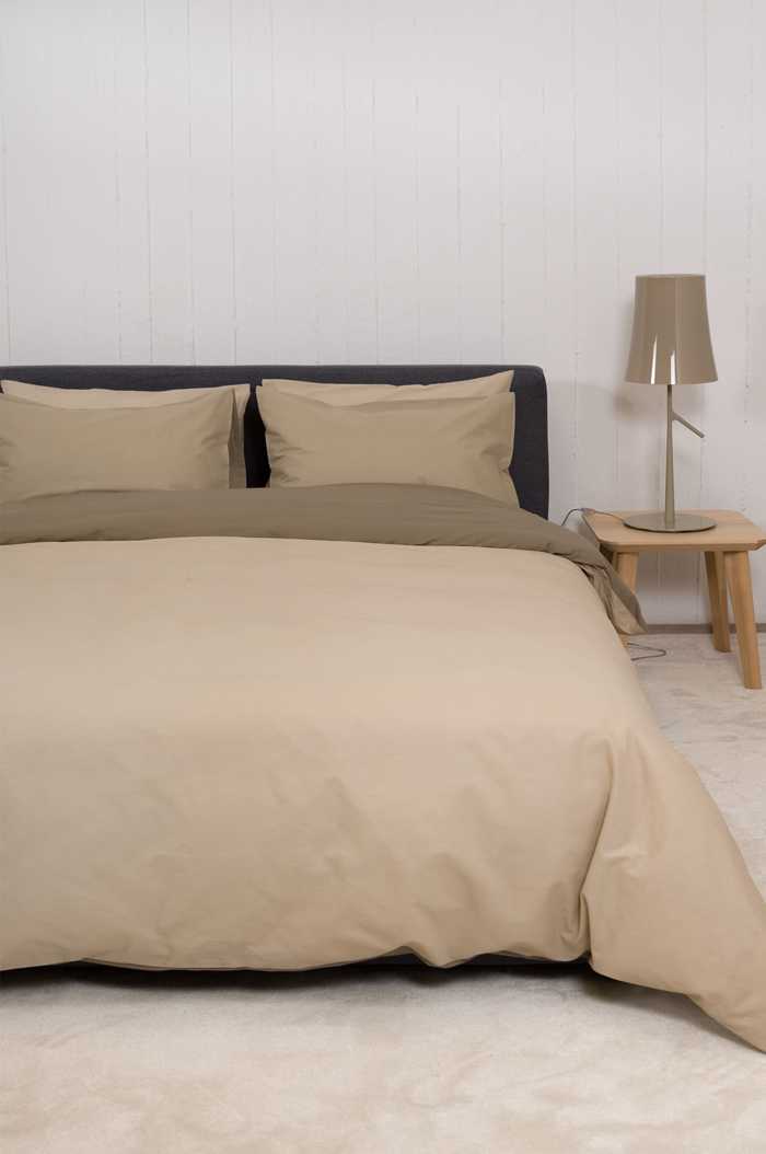 Βιοκαρπέτ Home Σετ Μονή Παπλωματοθήκη Home 'View' Beige/Greize 165x245cm Biokarpet Home Set Moni Paplomatothiki Home 'View' Beige/Greize 165x245cm