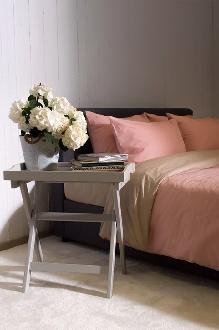 Βιοκαρπέτ Home Σετ Μονή Παπλωματοθήκη Home 'View' Powder/Beige 165x245cm Biokarpet Home Set Moni Paplomatothiki Home 'View' Powder/Beige 165x245cm