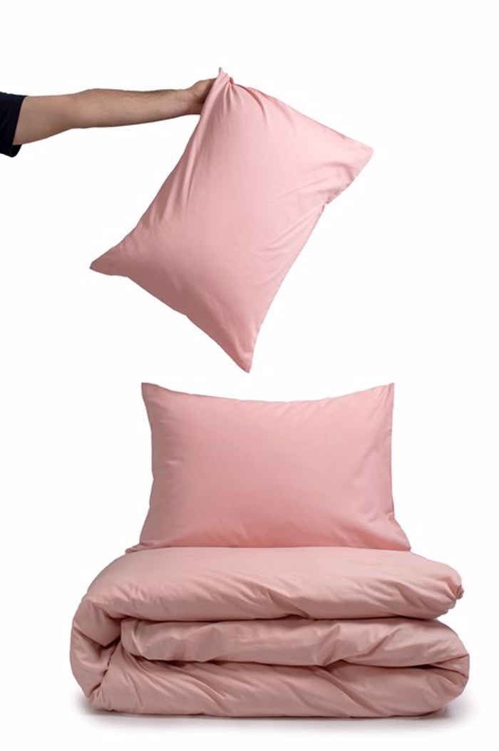 Βιοκαρπέτ Home Σετ Μονή Παπλωματοθήκη Home 'View' Powder/Beige 165x245cm Biokarpet Home Set Moni Paplomatothiki Home 'View' Powder/Beige 165x245cm