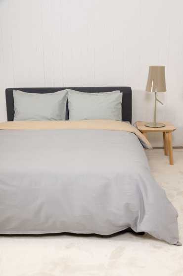 Βιοκαρπέτ Home Σετ Παπλωματοθήκη Μονή Home 'View' Lt Grey Beige 165x245cm