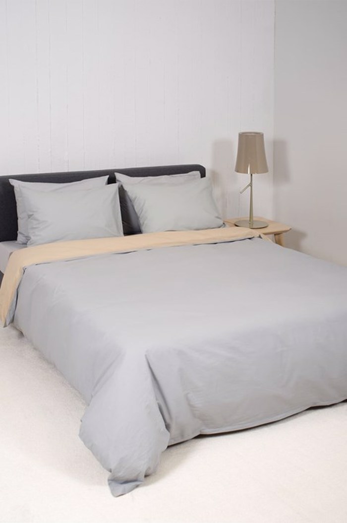 Βιοκαρπέτ Home Σετ Παπλωματοθήκη Μονή Home 'View' Lt Grey Beige 165x245cm Biokarpet Home Set Paplomatothiki Moni Home 'View' Lt Grey Beige 165x245cm
