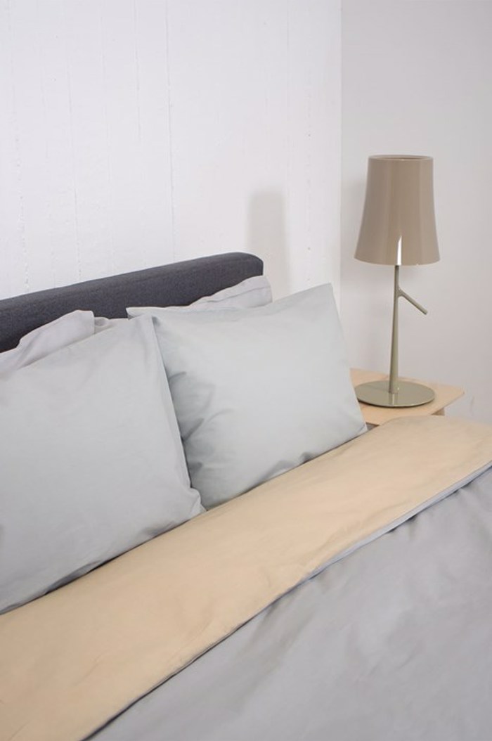 Βιοκαρπέτ Home Σετ Παπλωματοθήκη Μονή Home 'View' Lt Grey Beige 165x245cm Biokarpet Home Set Paplomatothiki Moni Home 'View' Lt Grey Beige 165x245cm
