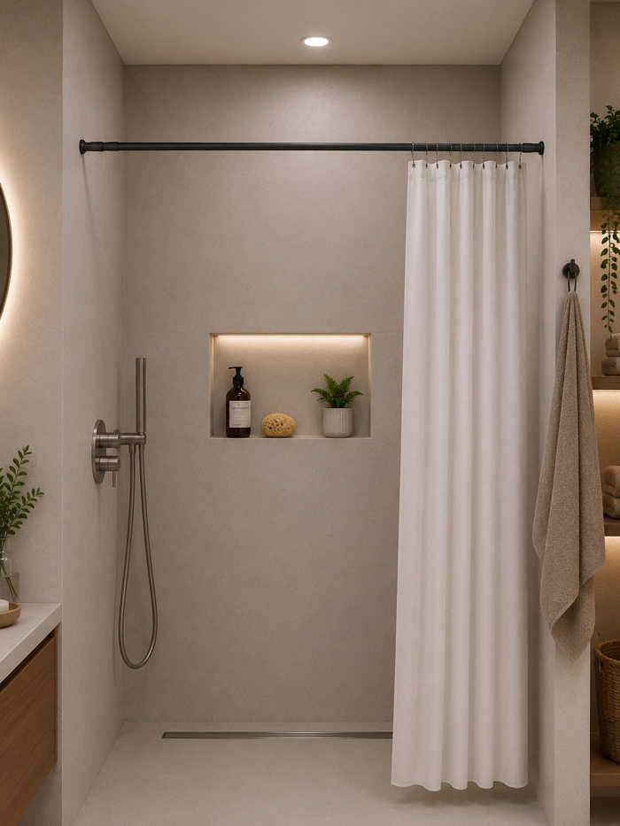 MRSHome 70-120 Ø22mm black braxionas baniou ptussomenos