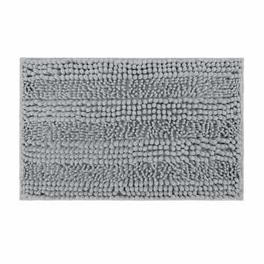 Πατάκι Μπάνιου Chenille 45x70cm Γκρι MRShome