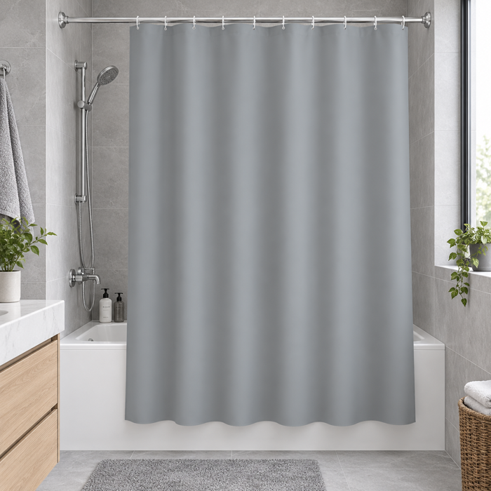 Kourtina Baniou 180x180cm PEVA Ggri MRShome