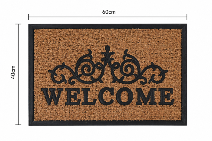 MRShome Pataki Eisodou Rubber 60x40cm ''WELCOME'' 0002001